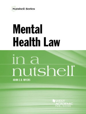 Mental Health Law in a Nutshell - ebook